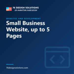 Small Business Website, up to 5 Pages