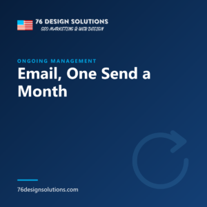 Email, One Send a Month